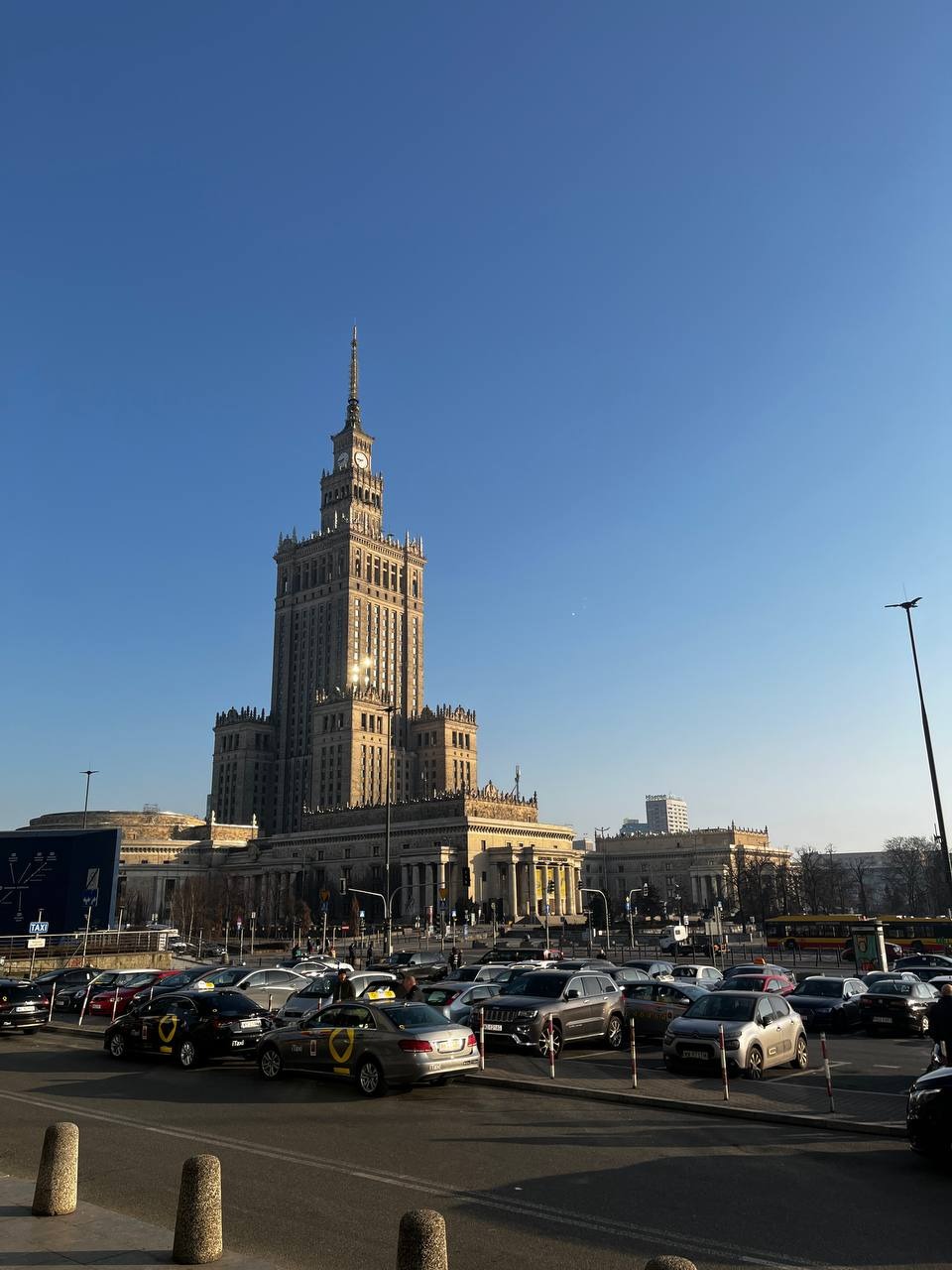 Palace of Culture and Science in Warsaw, photographed on the way to PAIH Business Forum 2025.